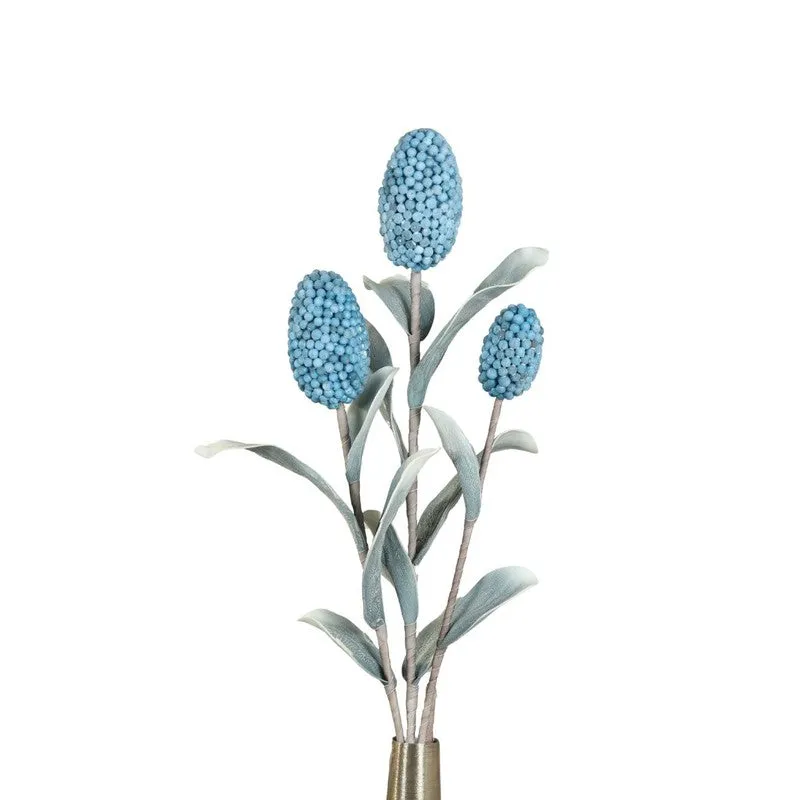 Decorative Artificial Corn Stalk Flower - Blue media 4