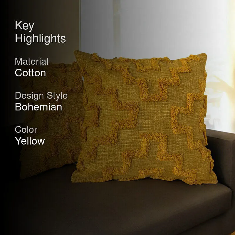 Golden Looms Tufted Cushion Cover Set - Set Of Two media 2
