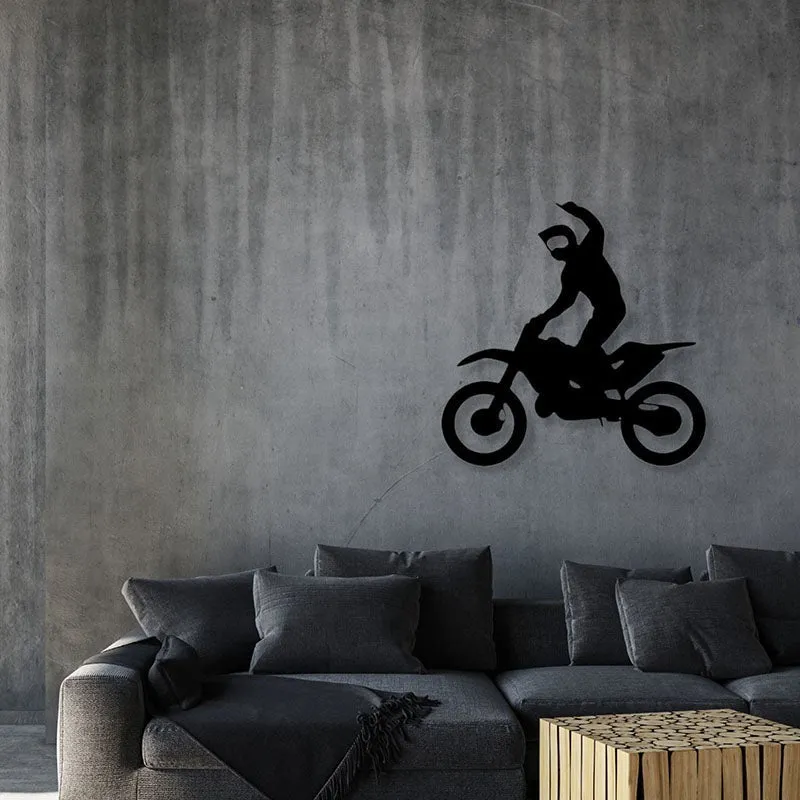 Rider Black Iron Wall Accent media 1
