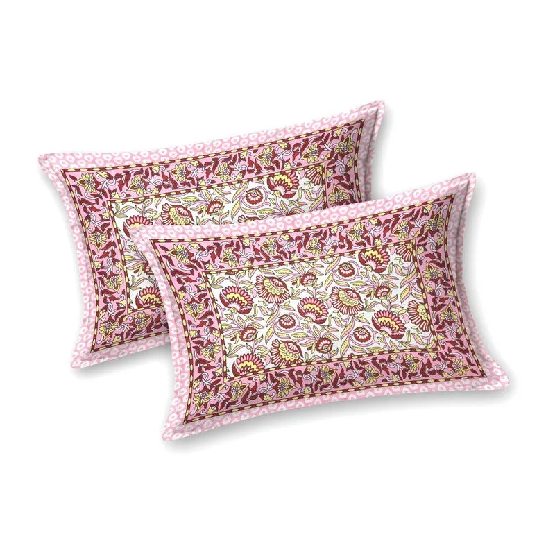 Lineo Cotton Bedsheet (Pink) - 240 TC media 4