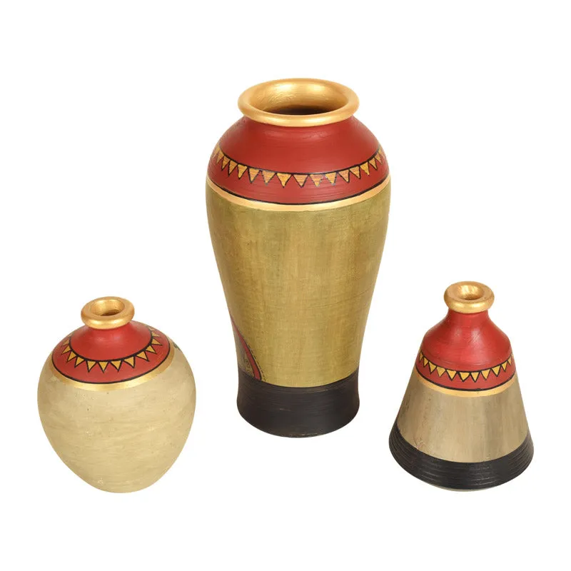 Rade Terracotta Vase - Three Piece Set media 5