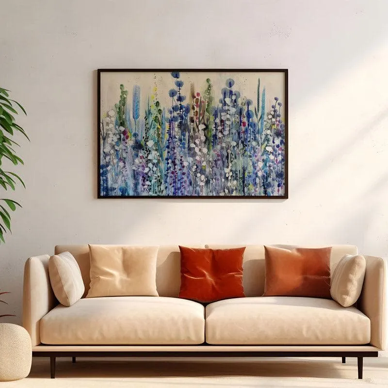 Boules De Coton Canvas Wall Painting - Black Frame media 4