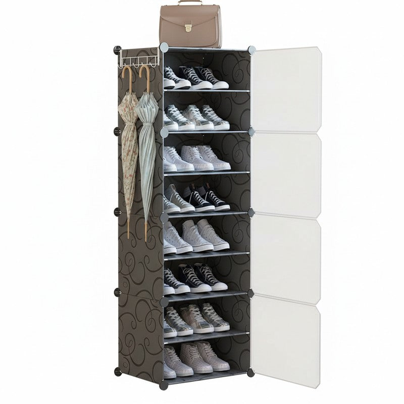SoleScape Grey Plastic & Metal Shoe Racks media 3