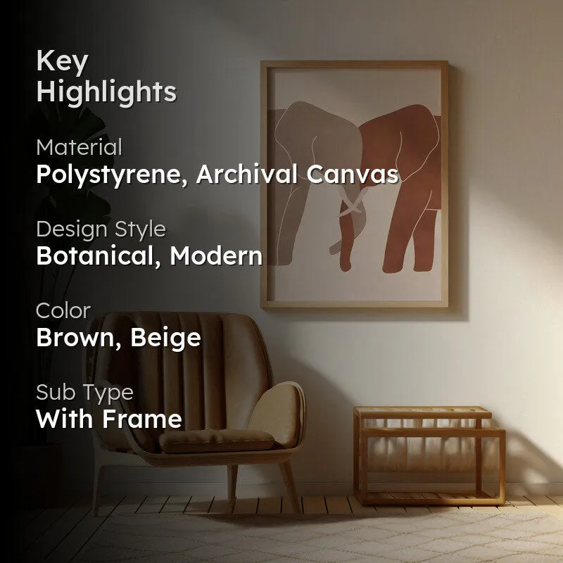 Bond Archival Canvas Wall Art - Natural Brown Frame media 2