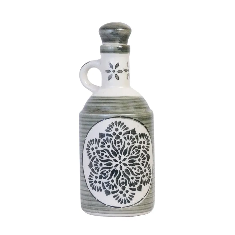 Stoneware Ceramic Oil Dispenser - 1000 mL media 4