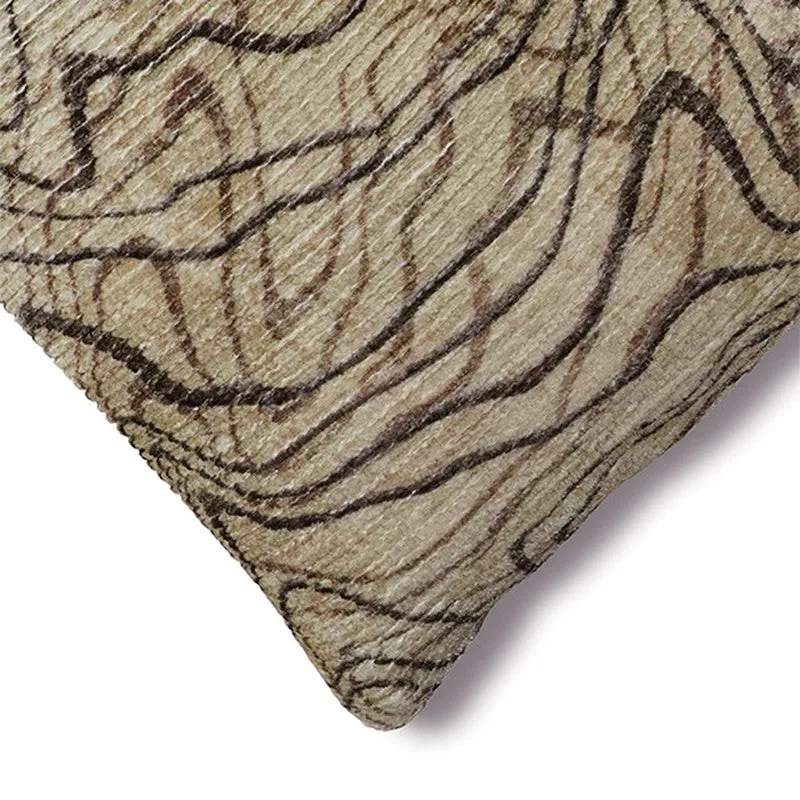 LiquidFlow Cushion Cover (Mocha) - Set Of Two media 4