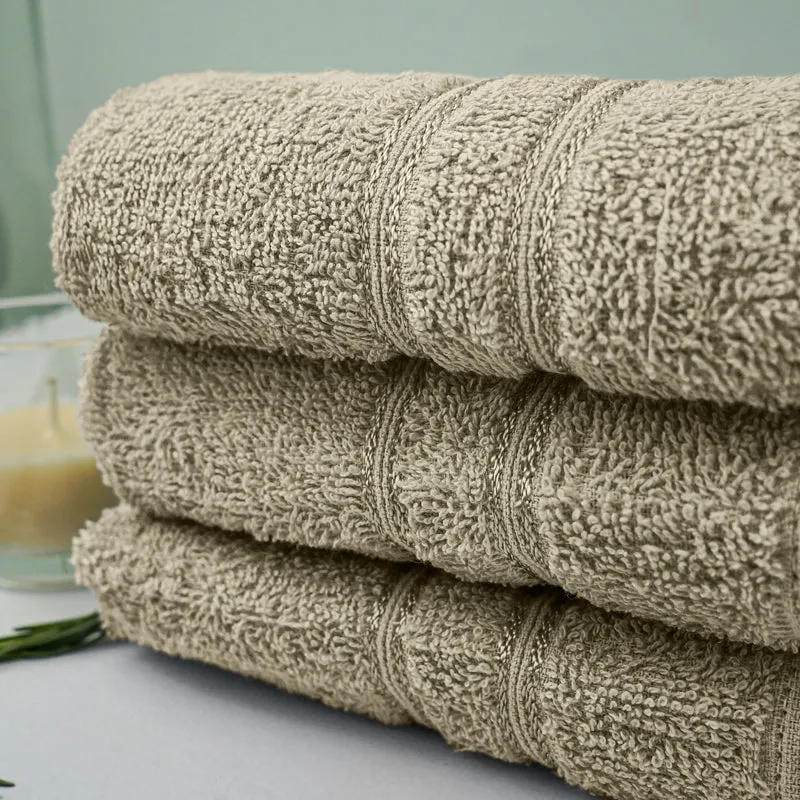 Micro CottonLuxeDry Soothe Face Towel (Brown) - Set Of Four media 4