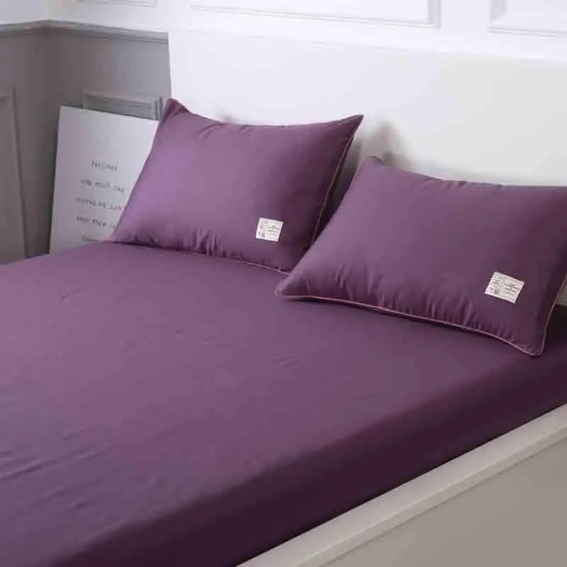 Royal in Mauve Cotton Bedsheet - 210 TC media 4