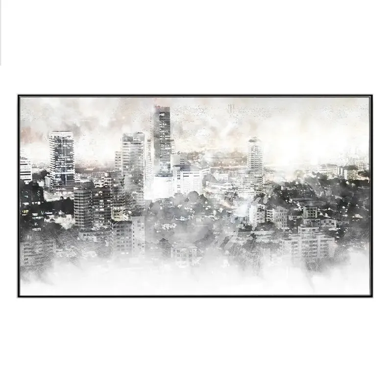 Urban Haze Canvas Wall Painting media 3