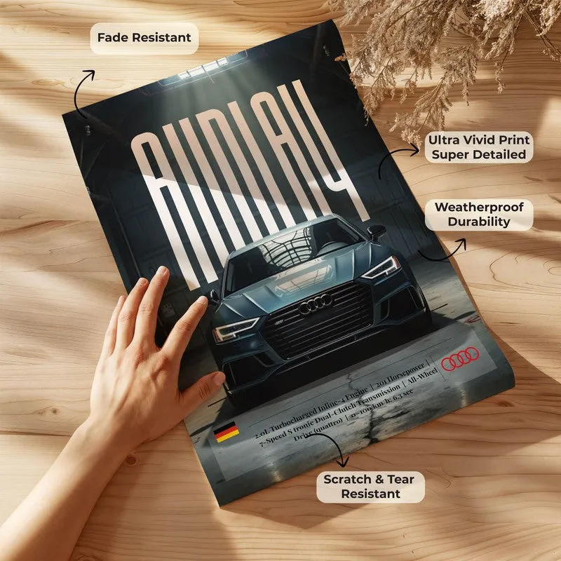 German Precision Wall Poster media 8