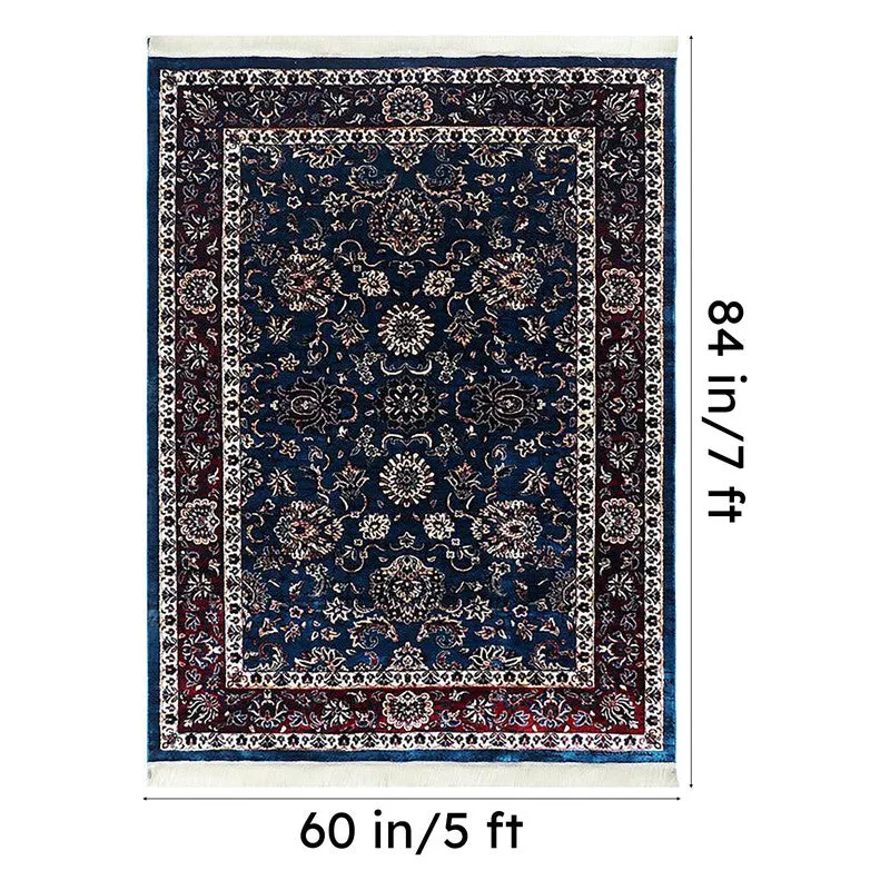 Aavni Flora Carpet - Dark Blue media 5