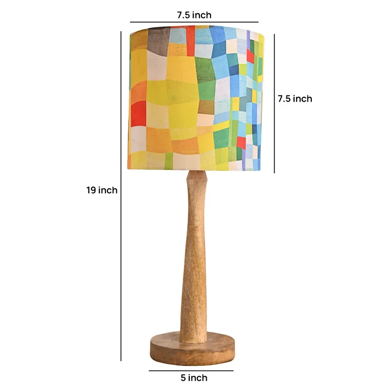 Color Mosaic Fabric Table Lamp - Multicolor media 5