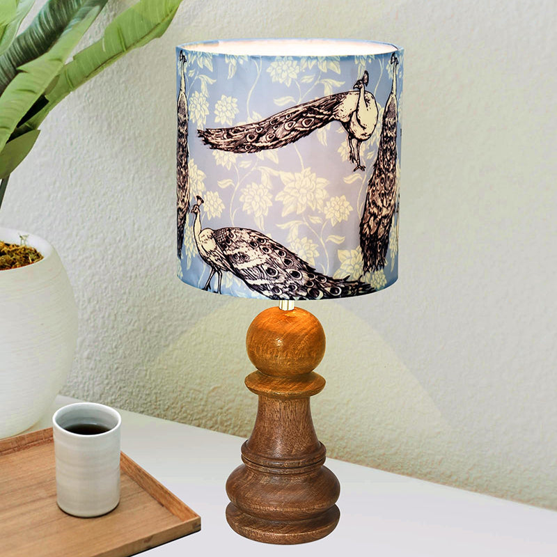 Morni Curve Fabric Table Lamp - Multicolor