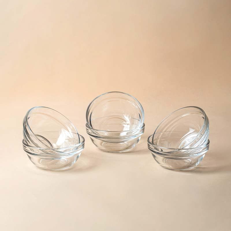 Classic Serving Glass Bowl - Set Of Six media 4