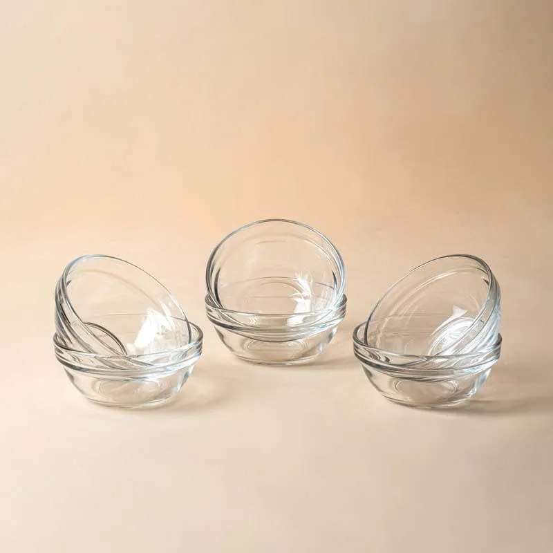 Classic Serving Glass Bowl - Set Of Six media 4