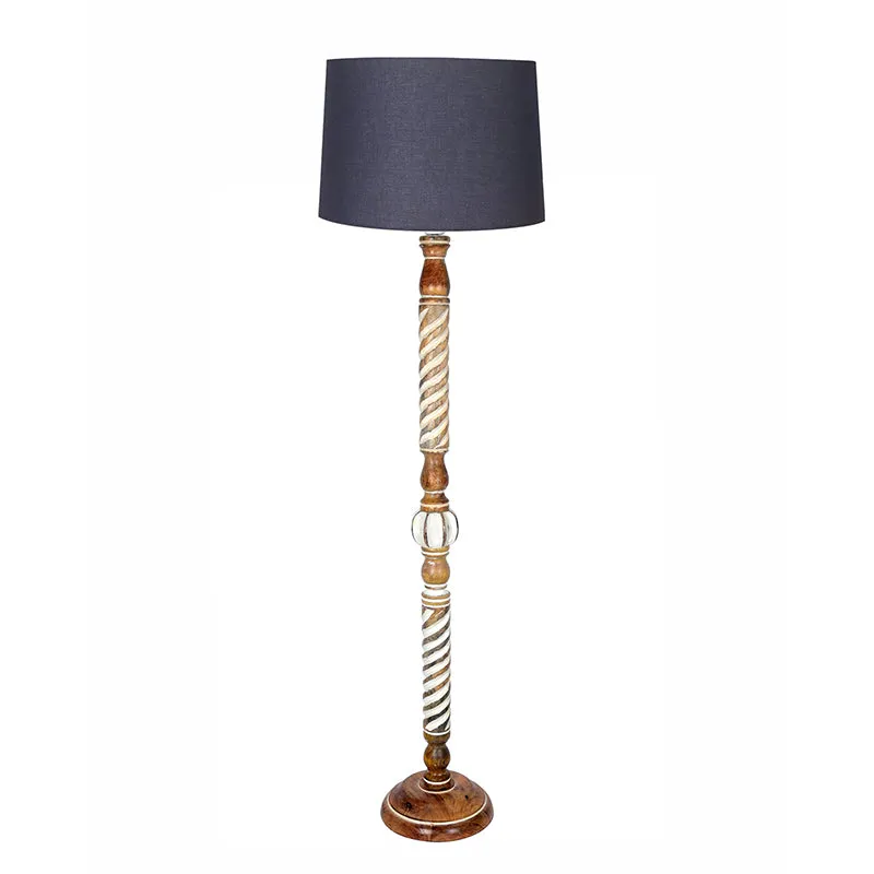 Elfin Carve Floor Lamp - Grey media 3