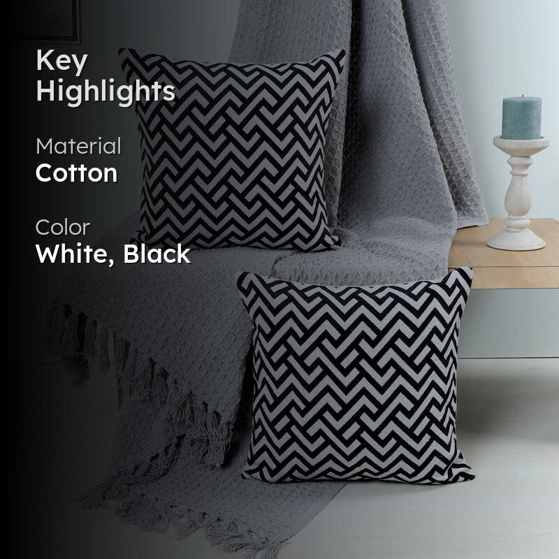Cirra Cotton Throw & Cushion - Three Piece Set media 2