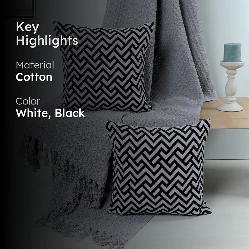 Cirra Cotton Throw & Cushion - Three Piece Set media 2