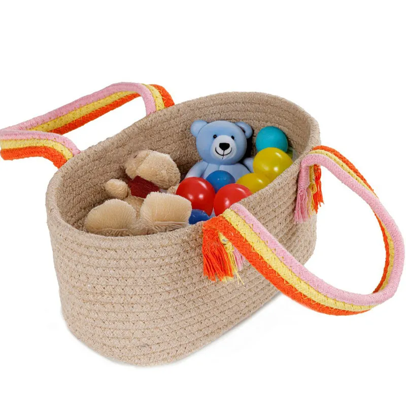 Tidy Twist Cotton Storage Basket - Beige media 4