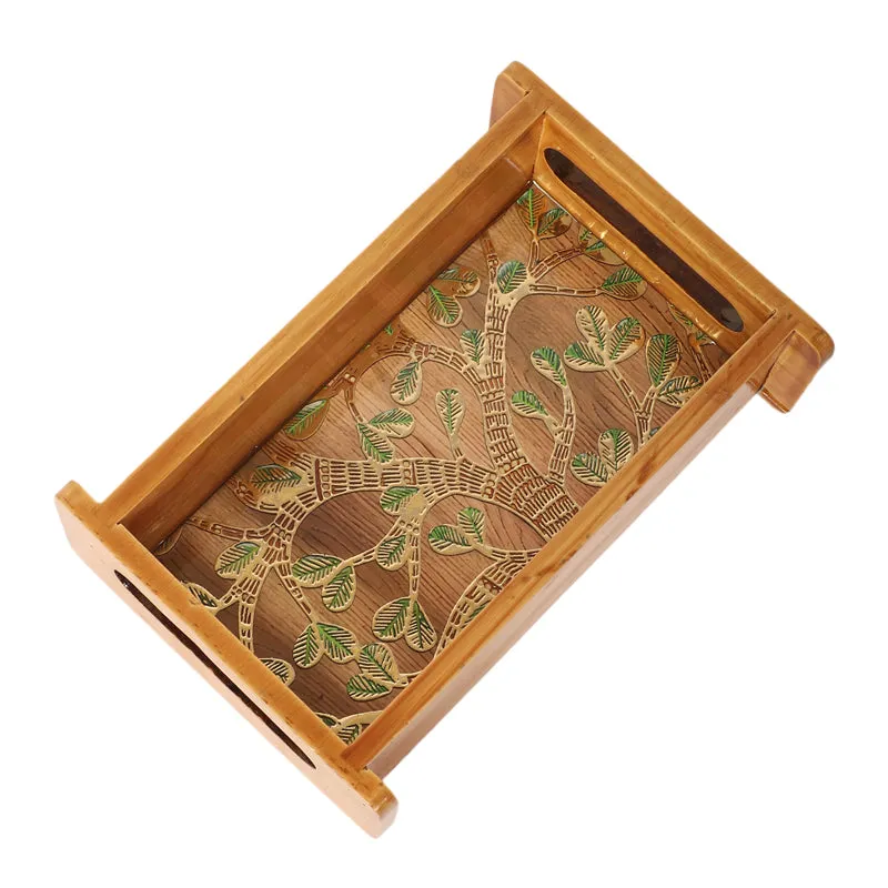 Sona Patta Wooden Serving Tray media 4