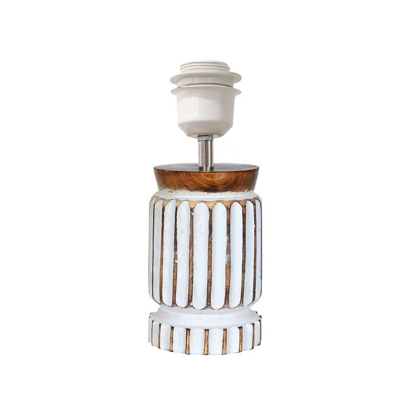 ZenRest Bedside Wooden Table Lamp - Multicolor media 5