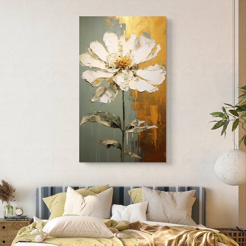 Painted Daisy Canvas Wall Art