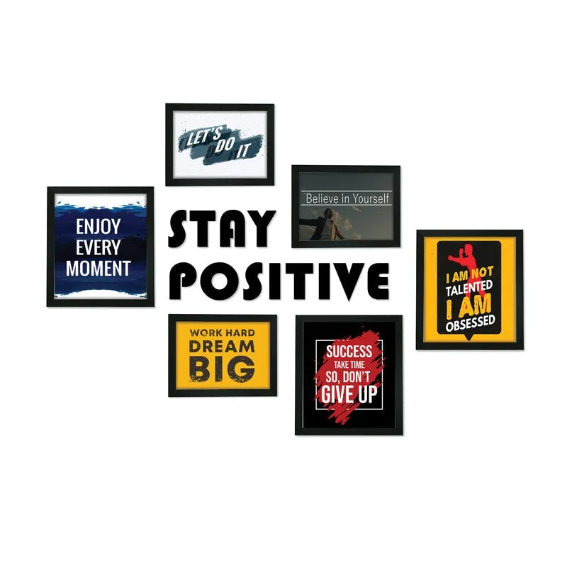 Inspirational Fibre Black Photo Frame - Set of Seven media 3