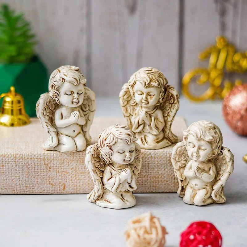 Seraphim Quartet Resin Figurine - Set Of Four media 3