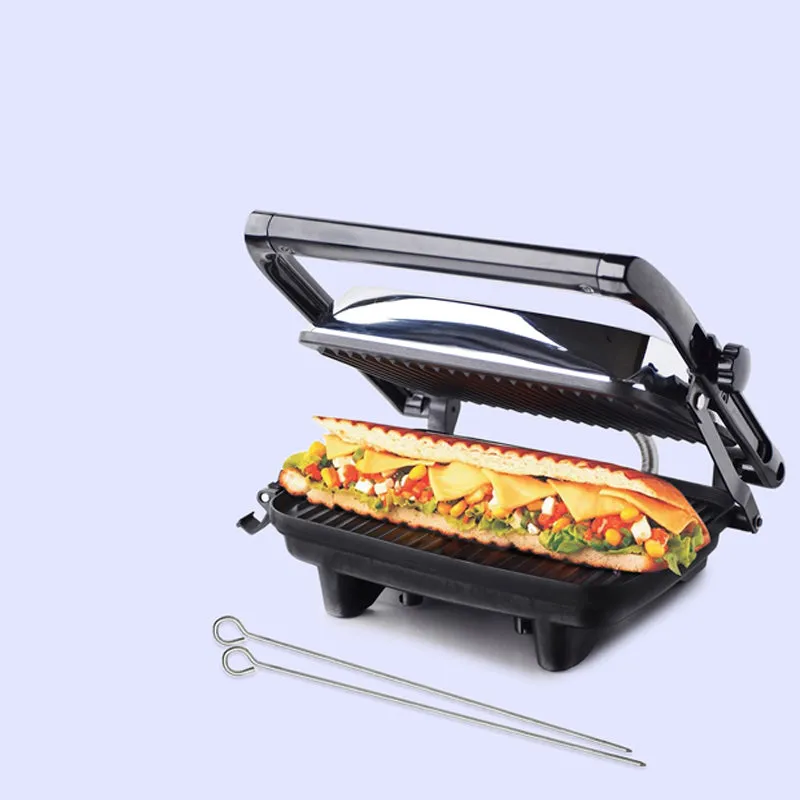 Hamilton Beach Panini Maker with Skewers - 1400 W media 5