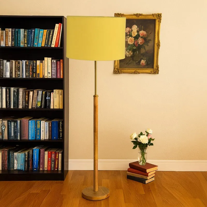 Twilight Wooden Floor Lamp - Yellow media 3