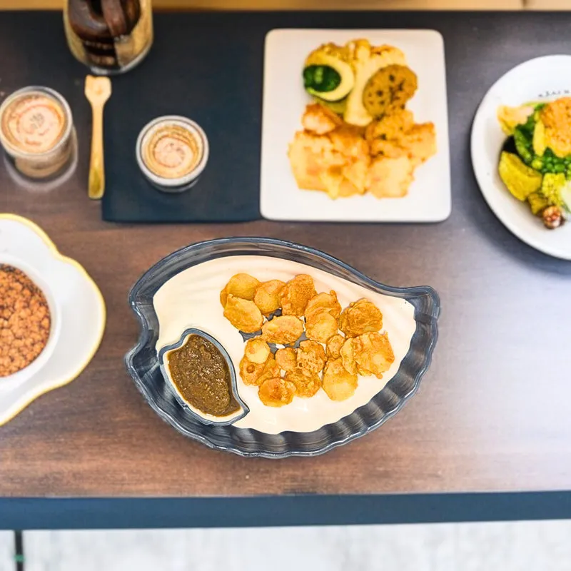 Leavra Ceramic Platter - Grey media 3