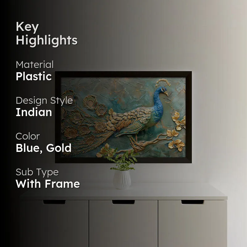 Azure Grace Wall Painting media 2