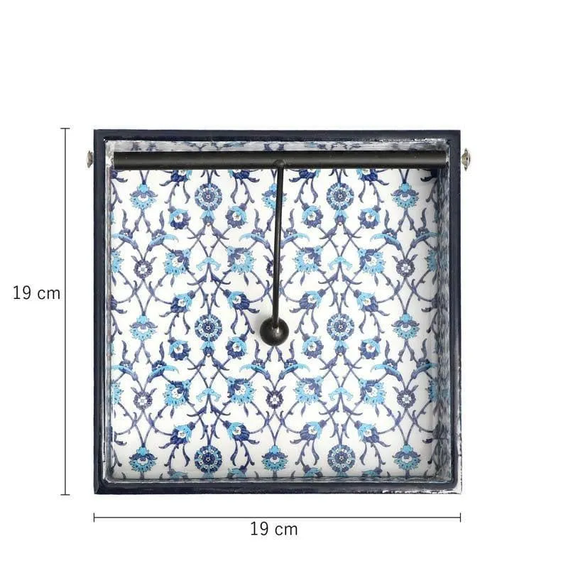 Indigo Florets Tissue Holder media 5