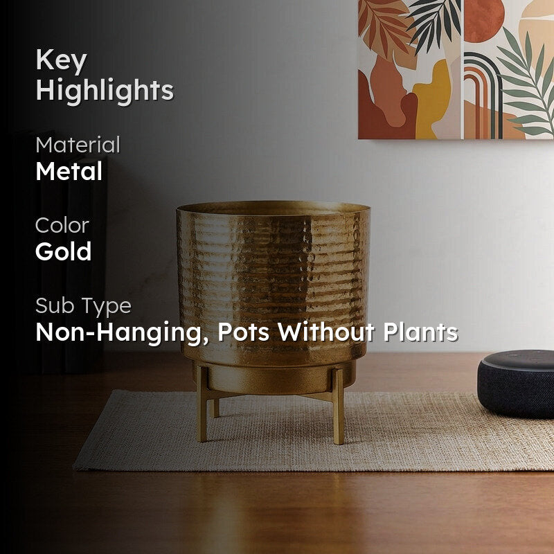 Nicolette Metal Planter - Small media 2