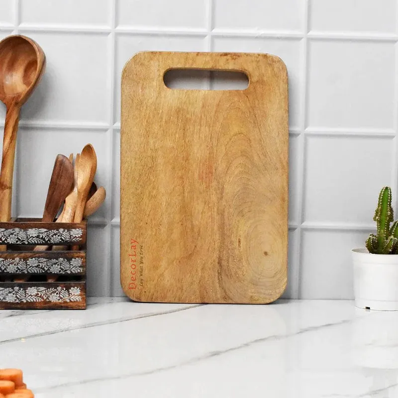 Slab Slice Wood Chopping Board media 3