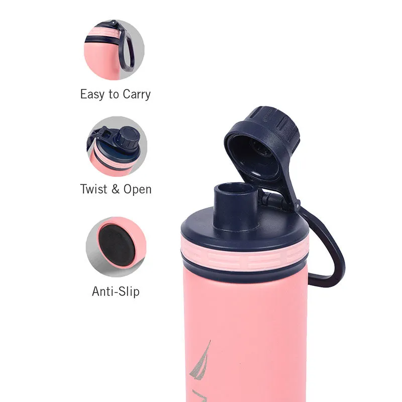 Nautica Skirnir Insulated Stainless Steel Thermos (Pink) - 500 mL media 4