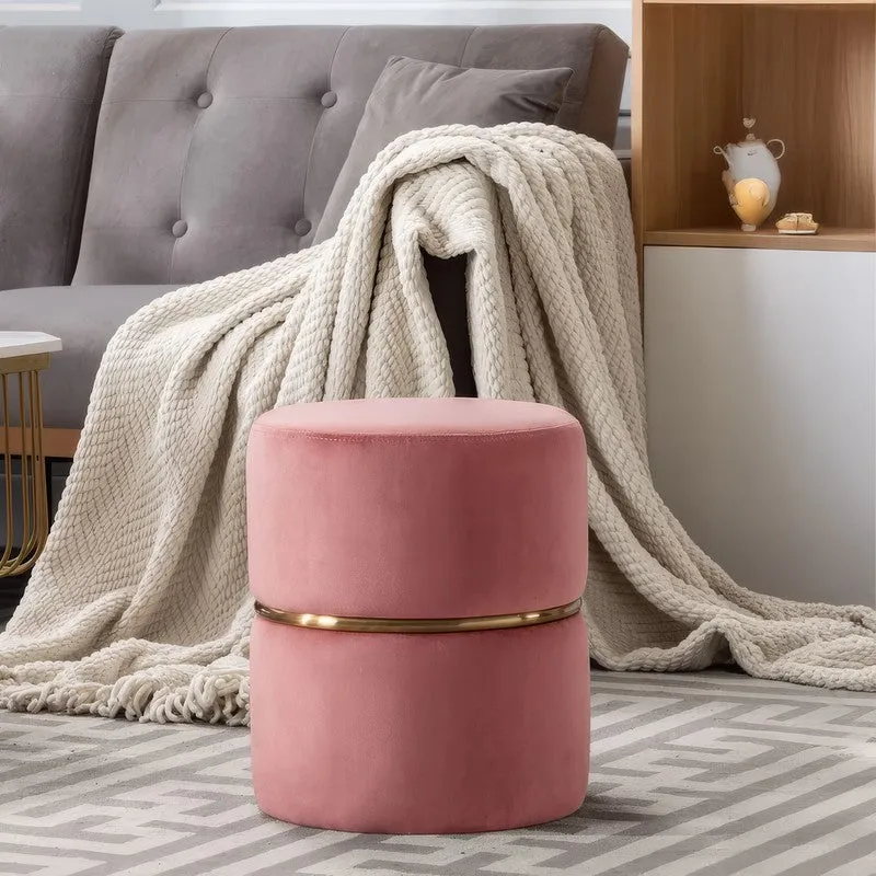 Zyvra Softin Ottoman - Pink media 1