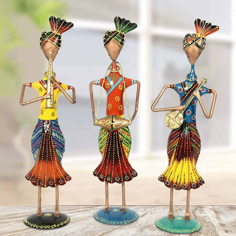 Turbaned Trio Showpiece - Set Of Three