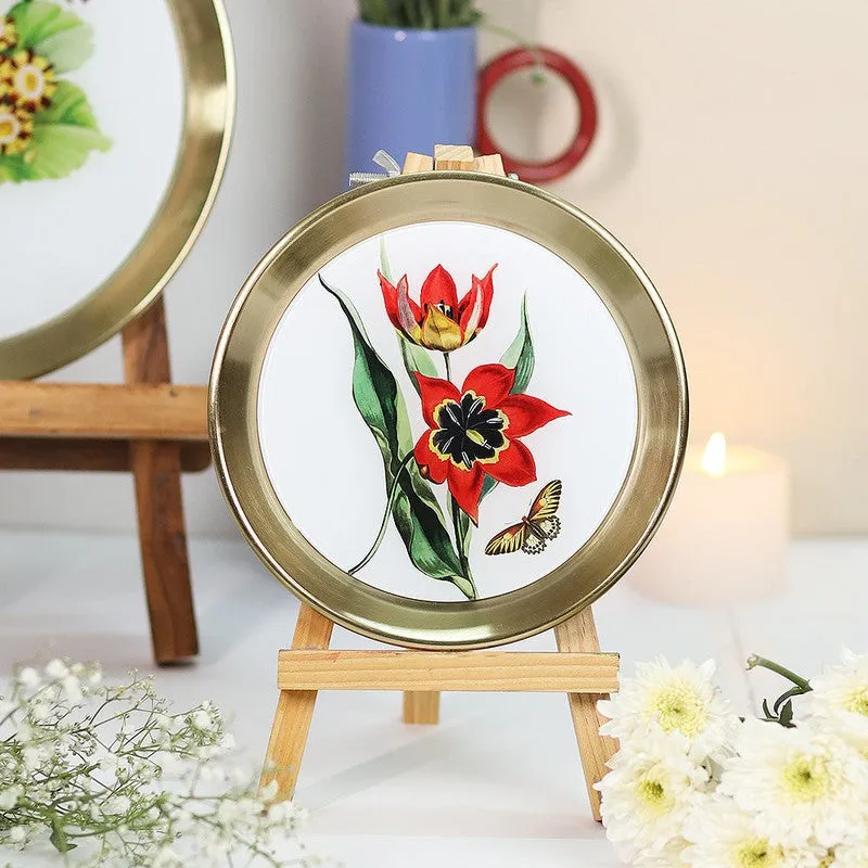 Crimson Glory Enamel Wall Plate media 1