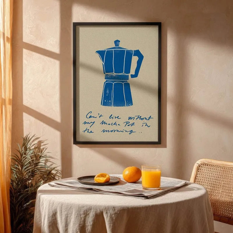 CaffeineKettle Archival Canvas Wall Art - Black media 4