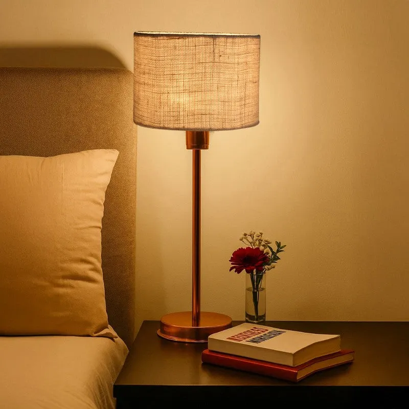 Kavira Arin Metal Table Lamp - White media 1