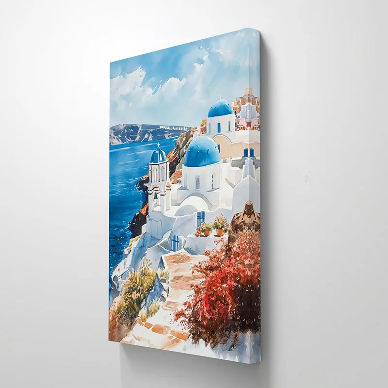 Grecian Coasts Wall Painting media 5
