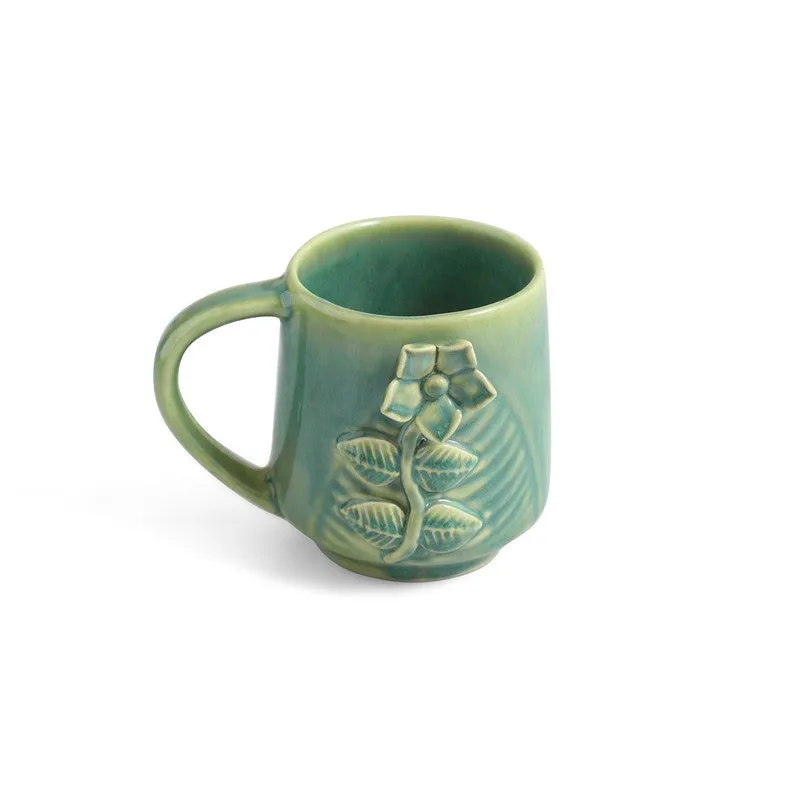 Sage Ceramic Coffee Mug (330 mL Each) - Set Of Two media 4