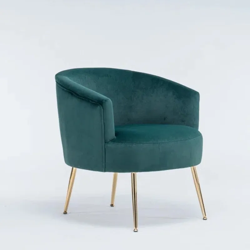 Stylo Neem Wood Accent Chair - Dark Green media 5