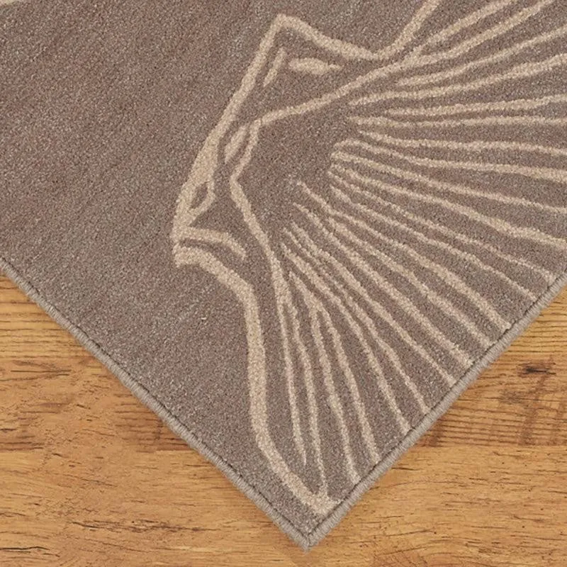 Seashell Hand Tufted Swirl Kids Wool & Nylon Carpet - Taupe media 5
