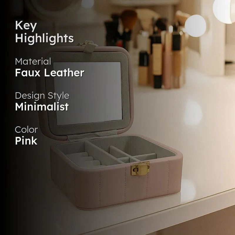 GildedPetite Faux Leather Jewel Box media 2