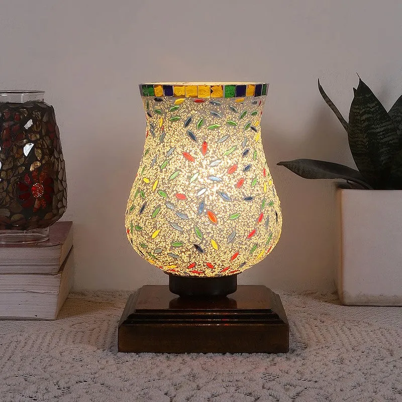 Lumira Mosaic Glass Table Lamp - Multicolor media 3