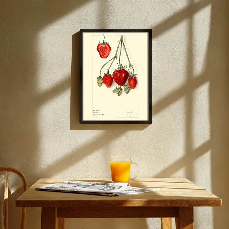 Juicy Harmony Archival Canvas Wall Art - Black media 1