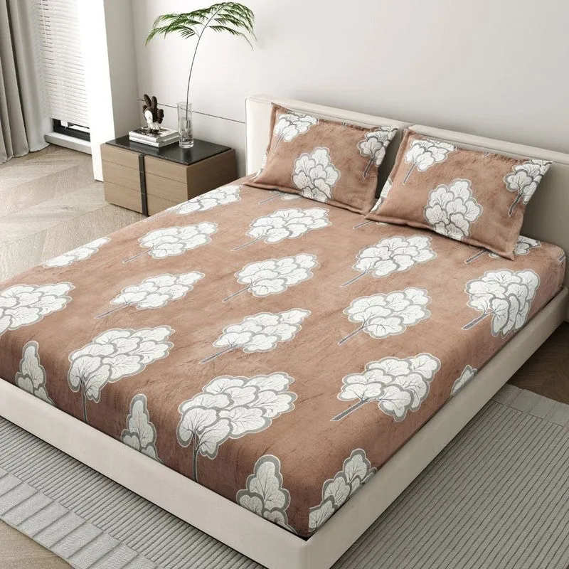 Floral Whisper Woolen Bedsheet - 150 GSM media 1