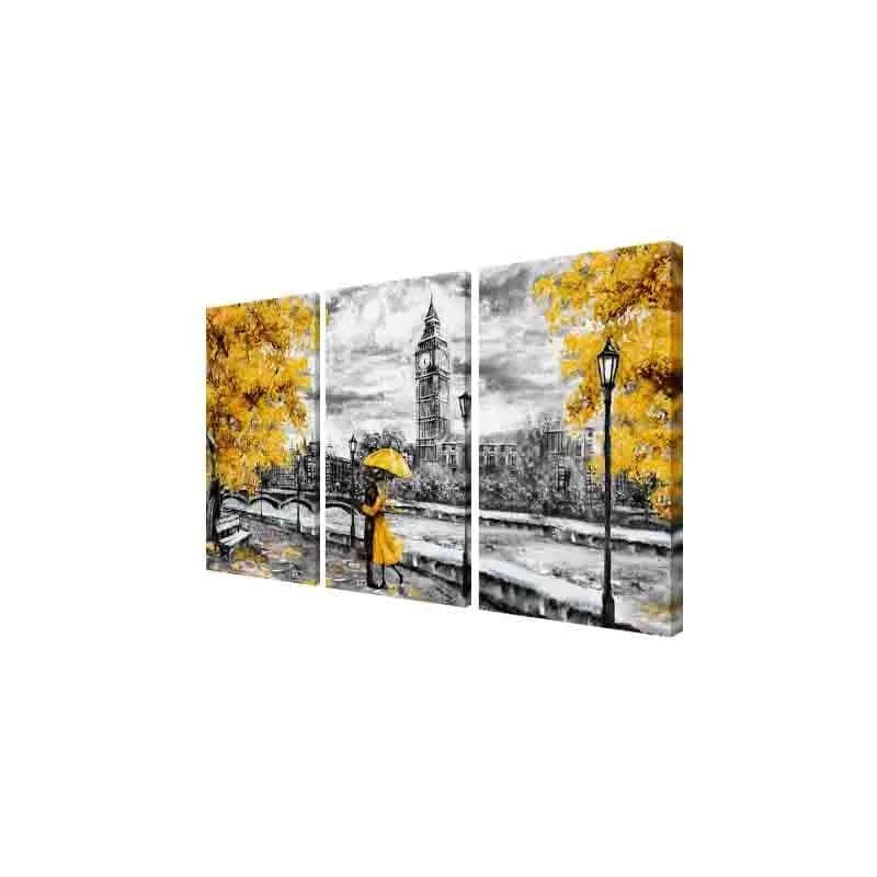 Love In Paris Poly Canvas Wall Art - Three Piece Set media 4